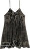 Shadow Earth Tie-Dye Summer Mini Dress