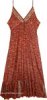 Terracotta Dreams Paisley Print Maxi Dress