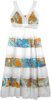 Boho Beach Tiered Long Dress Cotton White