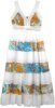 Hippie Boho Cotton Summer Blue Patchwork Dress