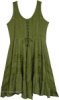 Chocolate Ember Embroidered Midi Western Dress