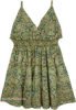 Forest Fantasy Paisley Tiered Mini Dress