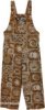 Spirited Zodiac Symbols Printed Vintage Overalls
