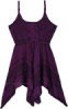 Plum Sorceress Lace-Up Festival Short Dress