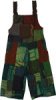 Forest Drift Patchwork Boho Romper Playsuit