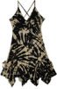 Onyx Cream Nymph Tie Dye Boho Pixie Dress
