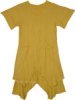 Turmeric Fields Layered Midi Cotton Dress