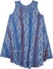 Kid Size Multi Print Patchwork Sleeveless Cotton Dress Top