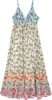 Mandara Uneven Hem Cotton Patchwork Skirt