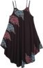 Paisley Bohemian Nights Dual String Black Dress