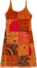 Sunrise Glow Summer Patchwork Hippie Dress