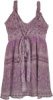 Purple Paisley Medley Bohemian Babydoll Dress