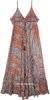 Vibrant Orange Swirl Tie Dye Short Dress