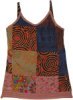 Rainbow Clouds Tie Dye Patchwork Sleeveless Dress