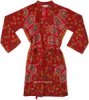 Elephant Trail Cotton Block Print Mid Length Dress