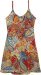 Red Paisley Paradise Cotton Dress with Embroidery