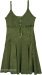 Tender Forest Green Daywear Short Sundress