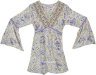 Purple Mermaid Short Dress with Bell Sleeves