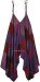 Handmade Purple Stew Free Bottom Patchwork Jumpsuit