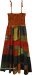 Copper Versatile Boho Cotton Patchwork Dress Skirt