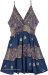 Nile Blue Tiered Sleeveless Baby Doll Mini Dress