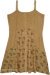 Golden Honey Boho Embroidered Rayon Sundress