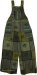 Forest Mosaic Artisan Woven Patchwork Overalls