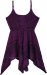 Plum Sorceress Lace-Up Festival Short Dress