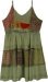 Sage Fairy Tiered Knee Length Boho Sundress