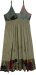 Mossy Meadow Patchwork Boho Midi Sundress