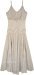 Plus Size Sculpted Beige Sleeveless Maxi Dress