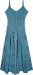 Tipsy Teal Rodeo Long Fit and Flare Dress