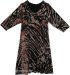 Spicy Mix Tie Dye Scoop Neck Mid Length Dress
