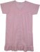 Shady Pink Button Down Mid Length Cotton Night Dress