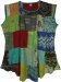 Green Goblin Recycled Rayon Patchwork Dress