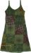 Green Woodlands Patchwork Hippie Dress