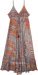 Sunset Grey Sleeveless Maxi Long Dress