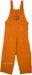 Orange Peace Hippie Cotton Overalls Jumpsuit