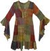 Hippie Garden Full Sleeve Patchwork Kimono Duster