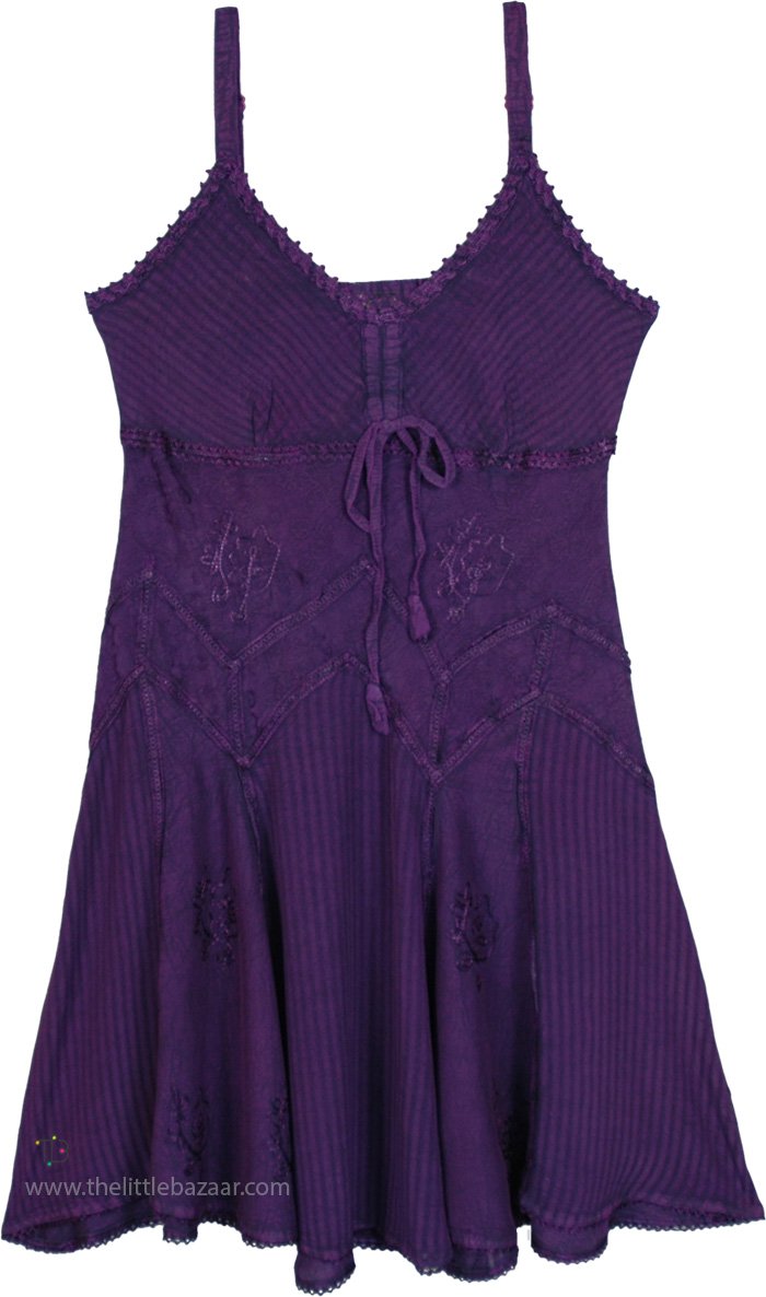 Bossanova Knee Length Playful Sundress