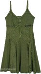 Tender Forest Green Daywear Short Sundress