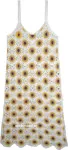 Sunflower Love Spaghetti Crochet Long Dress