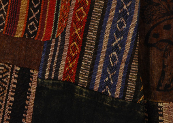 Sunray Patchwork Hippie Overall Jumpsuit