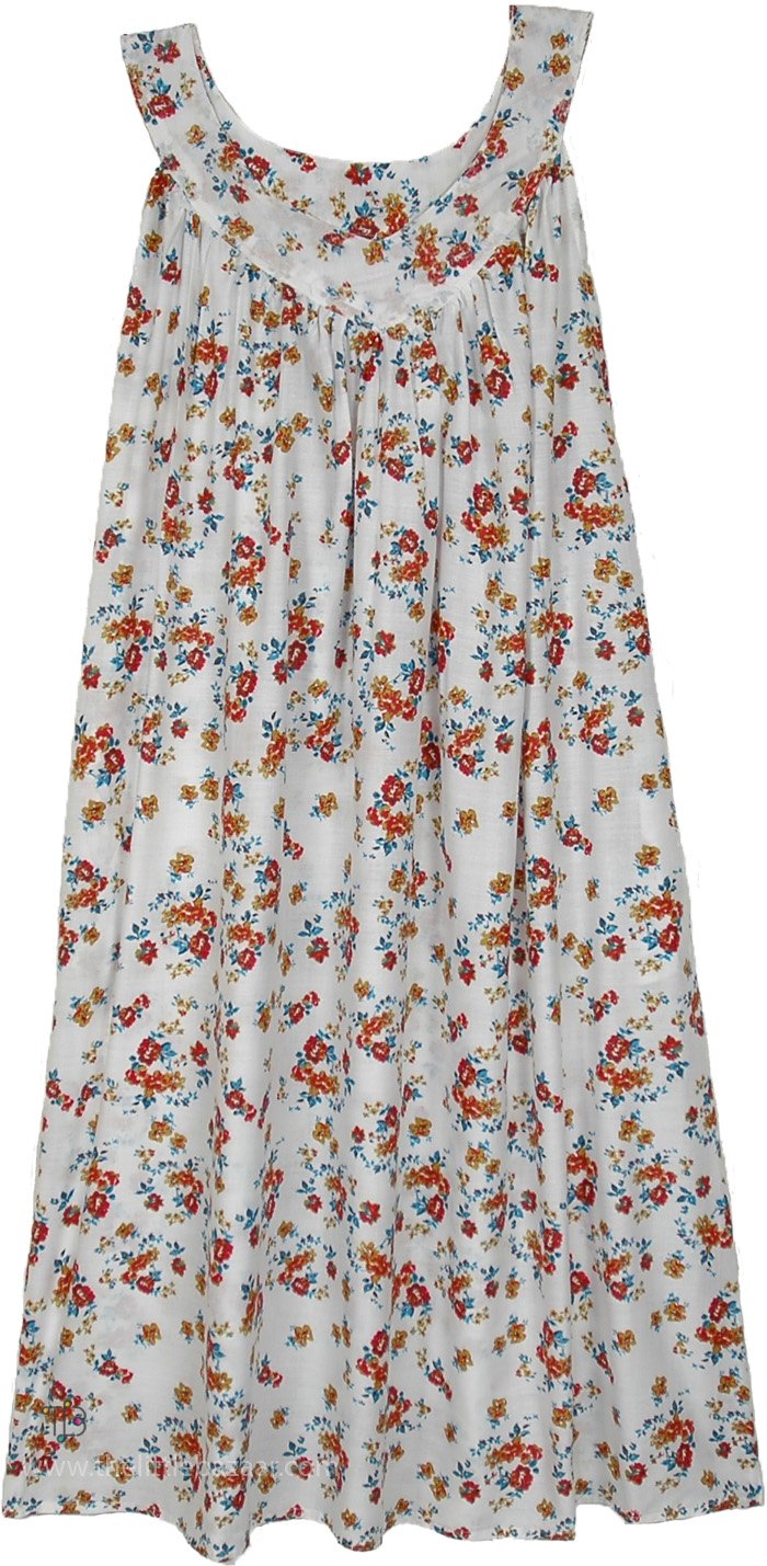 Colorful Cottage Pullover Cotton Nightdress