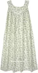 Green Grass Sleeveless Casual Summer Dress