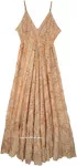Orangina Enigma Cream Maxi Long Dress