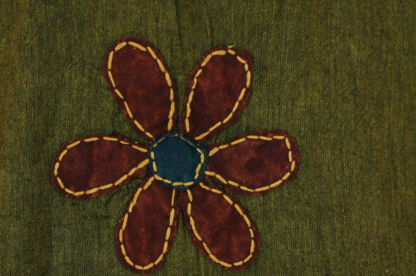 Olive Garden Applique Petals Cotton Sundress