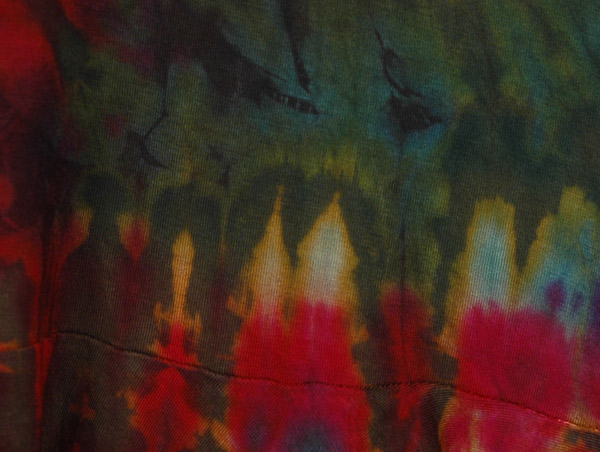 Green Amber Mud TieDye Soft Strappy Dress