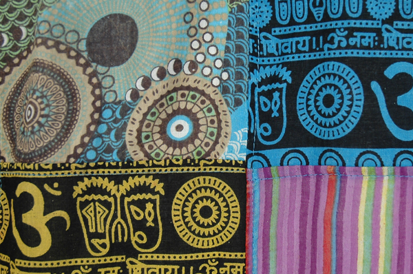 Ethnic Patchwork Boho Hippie Dress