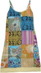 Ethnic Patchwork Boho Hippie Dress